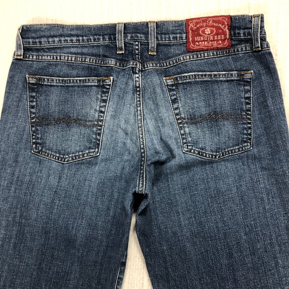 Lucky Brand Jeans Womens Bootcut Blue Denim Mid Rise Pants Size 10 - Picture 7 of 9